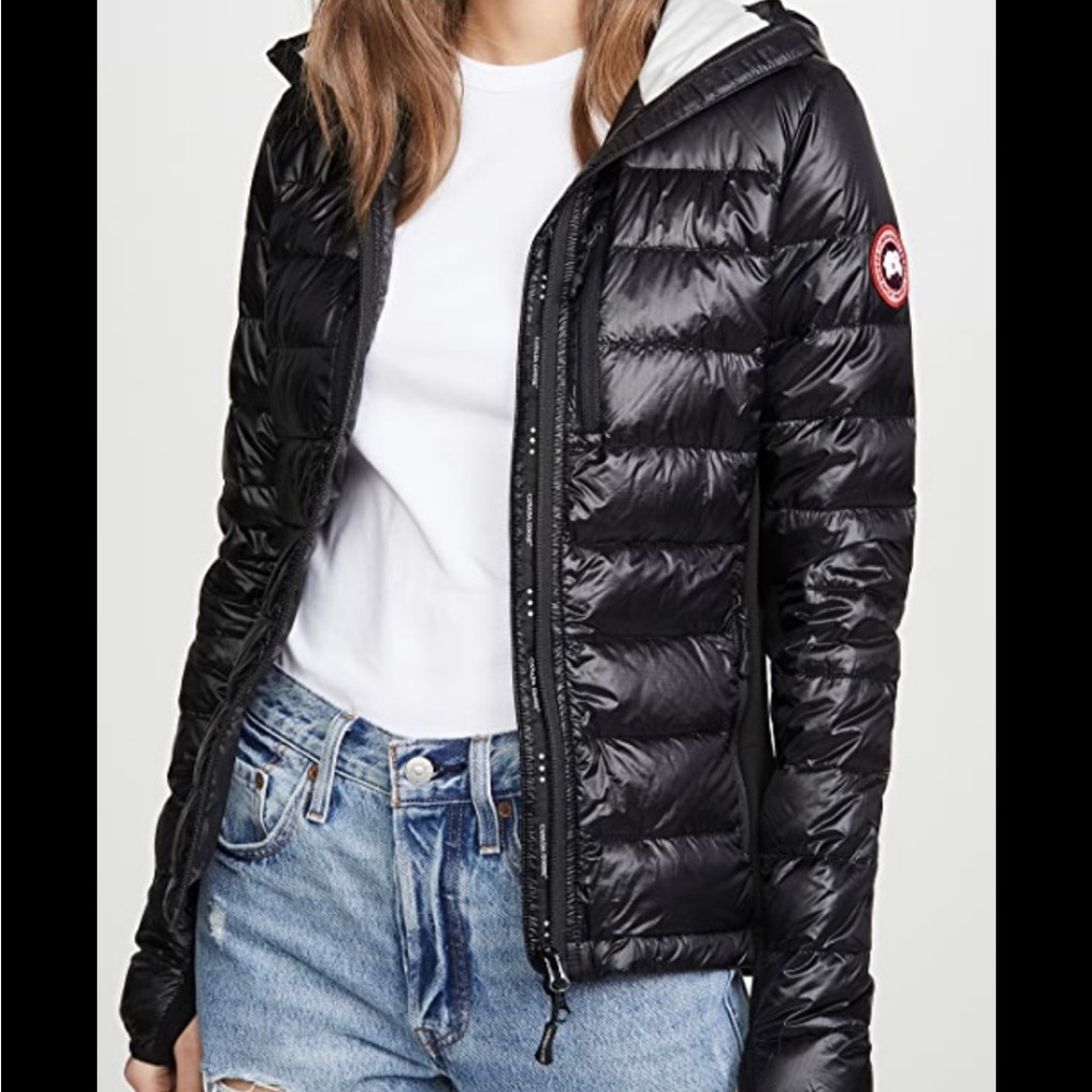 Black Canada Goose “Hybridge Lite Hoody”